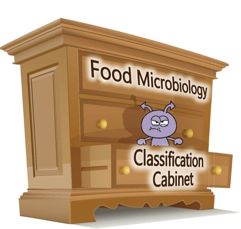 Classification cabinet of food micro-organisms