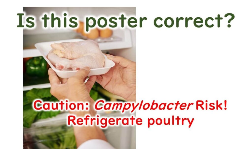 Chicken posters and Campylobacter risk.