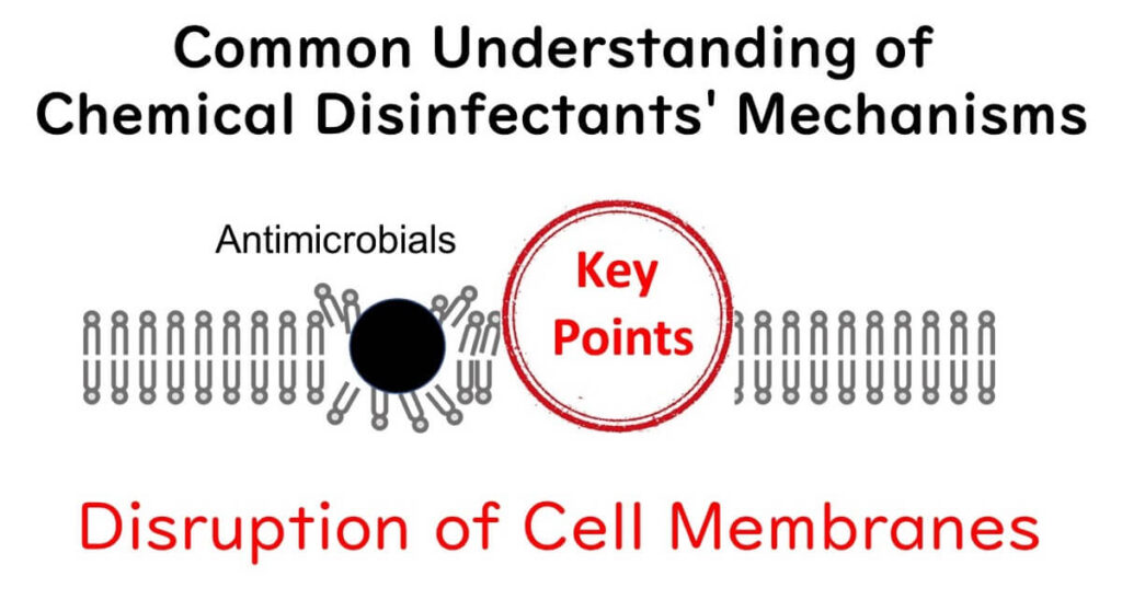 Destroying the cell membrane is key 2