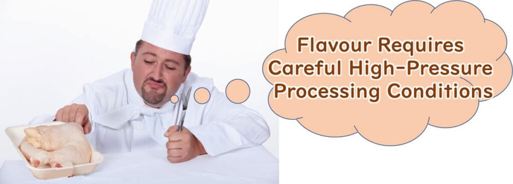 High-pressure processing and taste