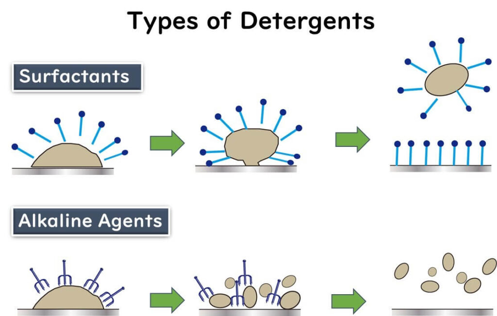 Two types of detergents