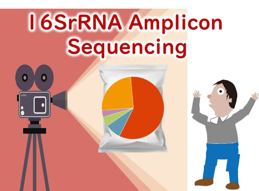 pplication of 16S rRNA amplicon sequencing in packaged food analysis, highlighting microbial composition assessment.